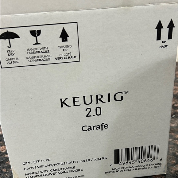 Keurig Black and Silver Coffee Carafe - Picture 4 of 5